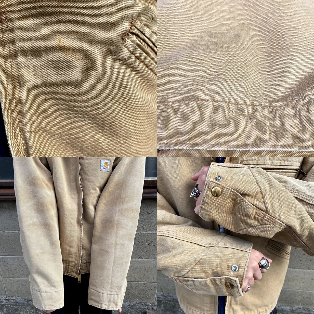 USA製 Carhartt カーハート デトロイトジャケット メンズL相当 古着 