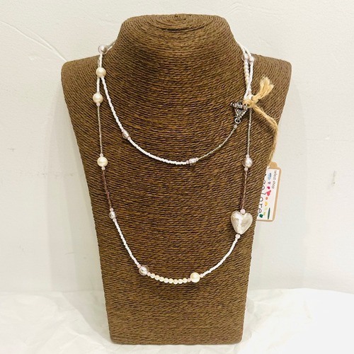 ItemB47 ヴェネチアンハート ロングネックレス