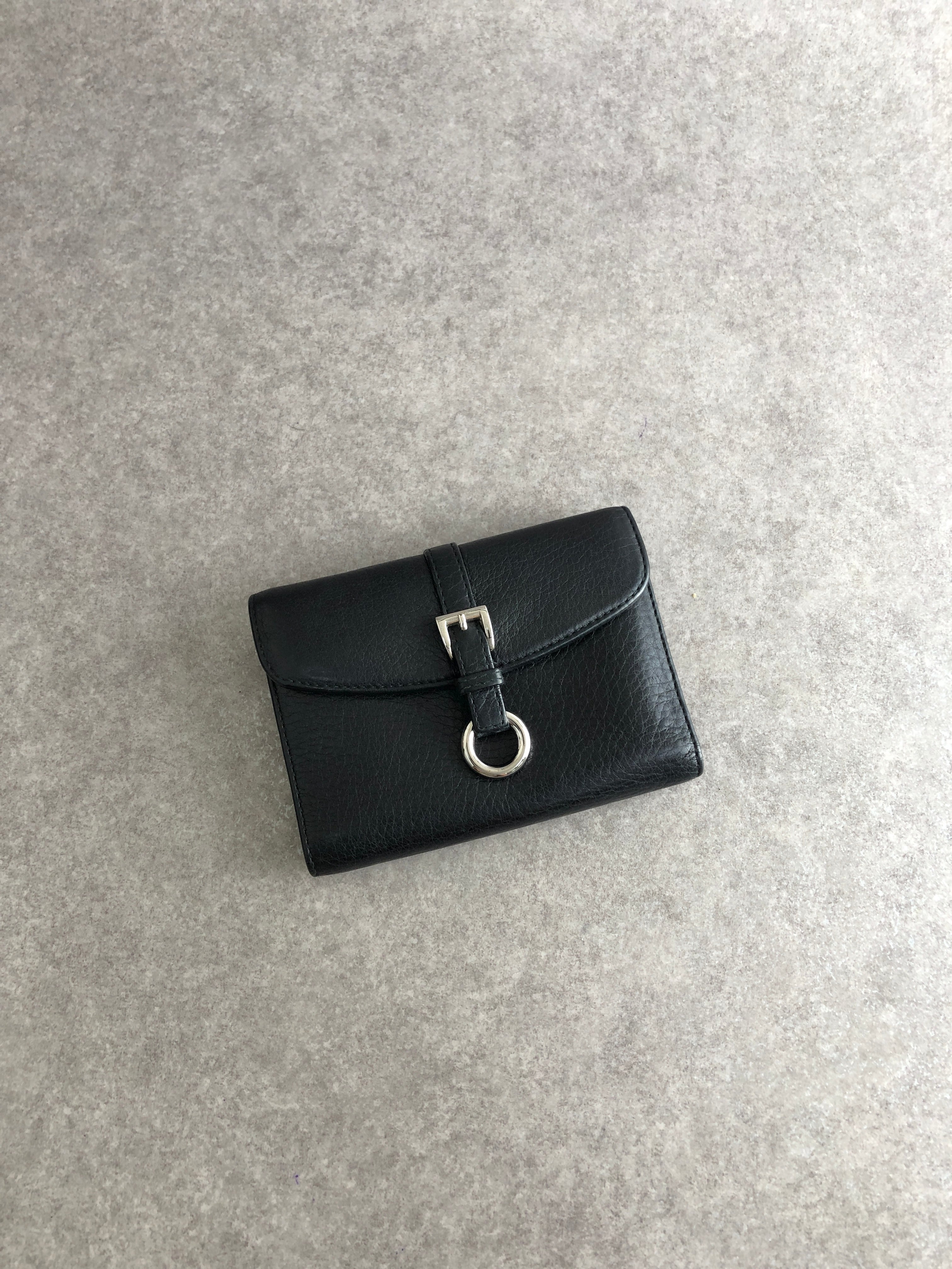 PRADA プラダ 長財布 ブラック トライアングルロゴ サフィアーノレザー