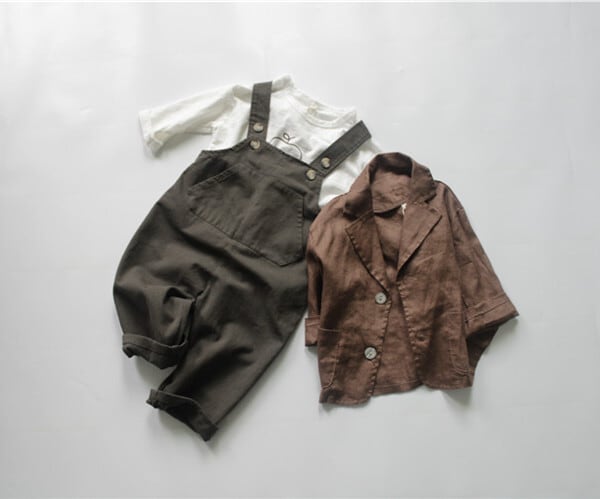 残り3点❕韓国子供服walnut  サロペット　100 110 韓国子供服（オールインワン・サロペット｜キッズ