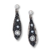 在庫限り 淡水パール インパクト イヤリング mm1015