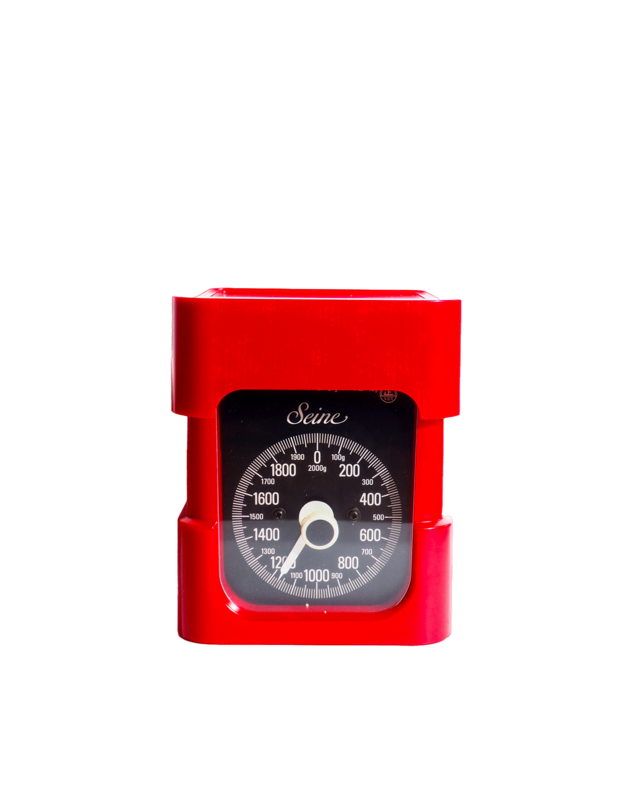 red fashion scale