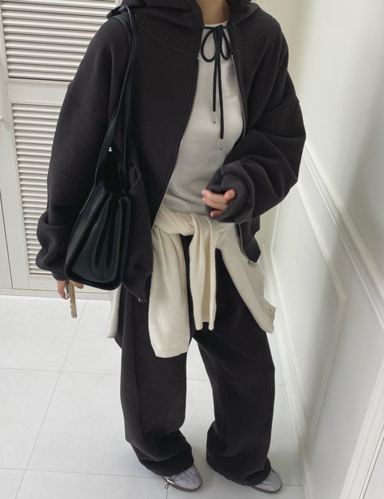 【新作5%OFF・3日間】裏起毛・S-line Sweat Jogger Pants_3colors