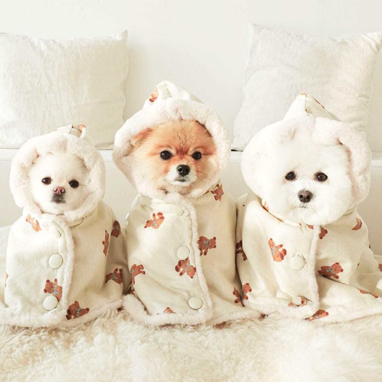 heve ケープ　ポンチョ　ホワイト heve ケープ ポンチョ ホワイト