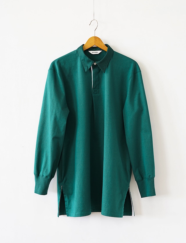 DIGAWEL :  LONG RUGBY SHIRT / GREEN