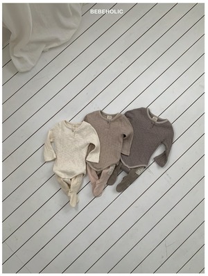 【bebeholic】ラビリブスーツ／クリーム（55~85cm）