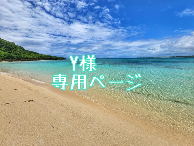 Y様専用ページ