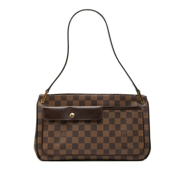 ルイ ヴィトン ダミエ オーバーニュ ワンショルダーバッグ N51129 ブラウン PVC レザー レディース LOUIS VUITTON 【中古】