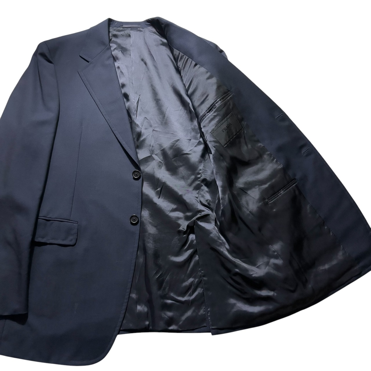 PRADA wool × mohair single suits set-up