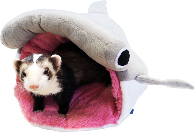 【フェレット】ハンマーヘッドシャークの寝ぶくろ(コバンザメ付き)