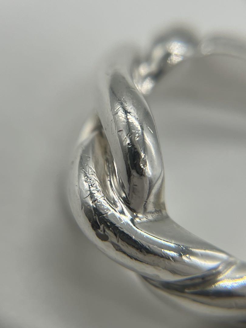 エルメス HERMES トルサード リング サイズ52 SV925 ヴィンテージ エルメス HERMES トルサード リング サイズ52 SV925