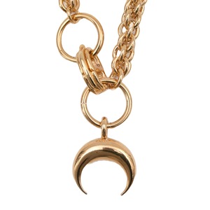 【Marine Serre】SILVER PLATTED CHARM NECKLACE