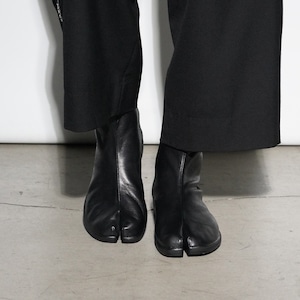 Leather "TABI" Hi - Guidi Horse 〈Black〉