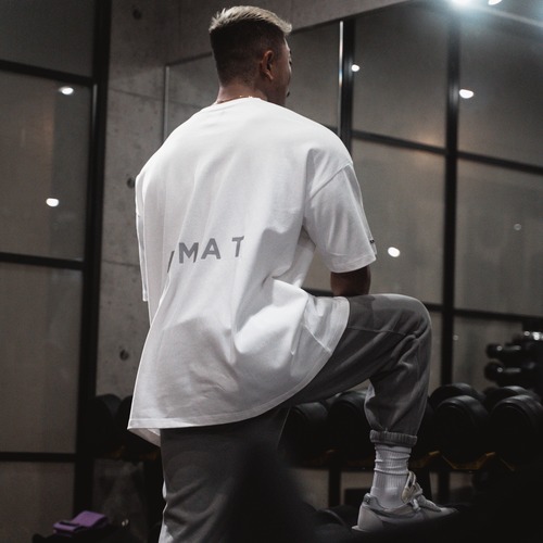 "REFLECT"  Over Sized Tee  ( White )