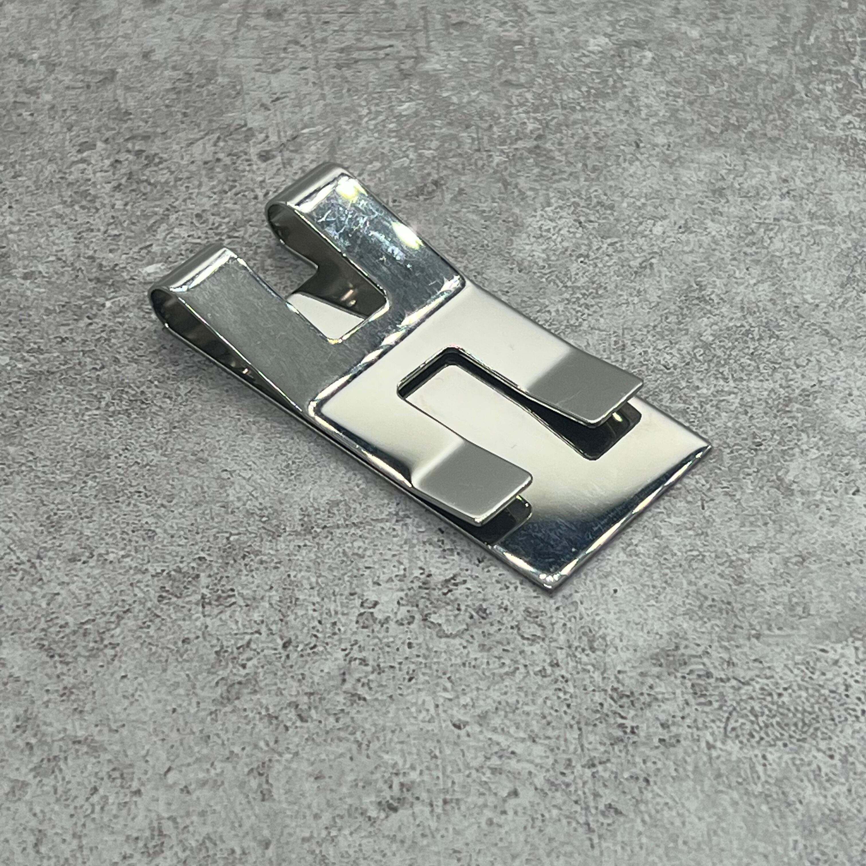 エルメス HERMES マネークリップ Hビル クリップ シルバーカラー
