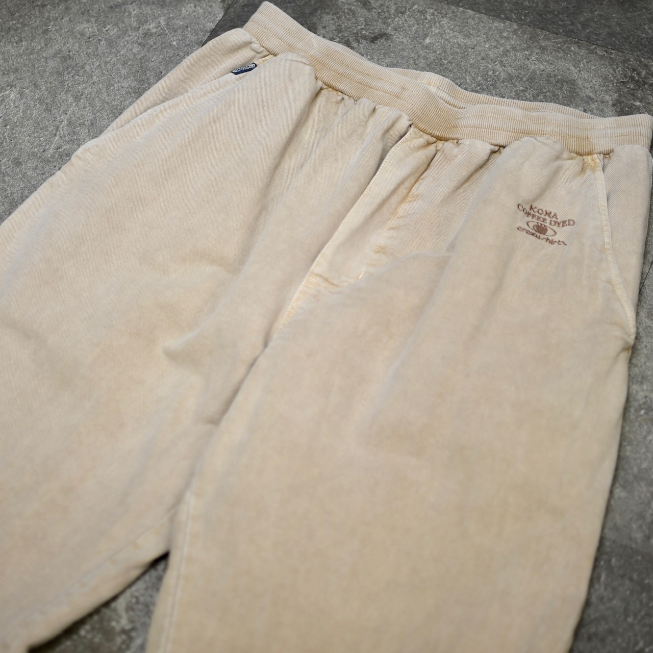 crazy shirts coffee dyed cotton twill easy pants