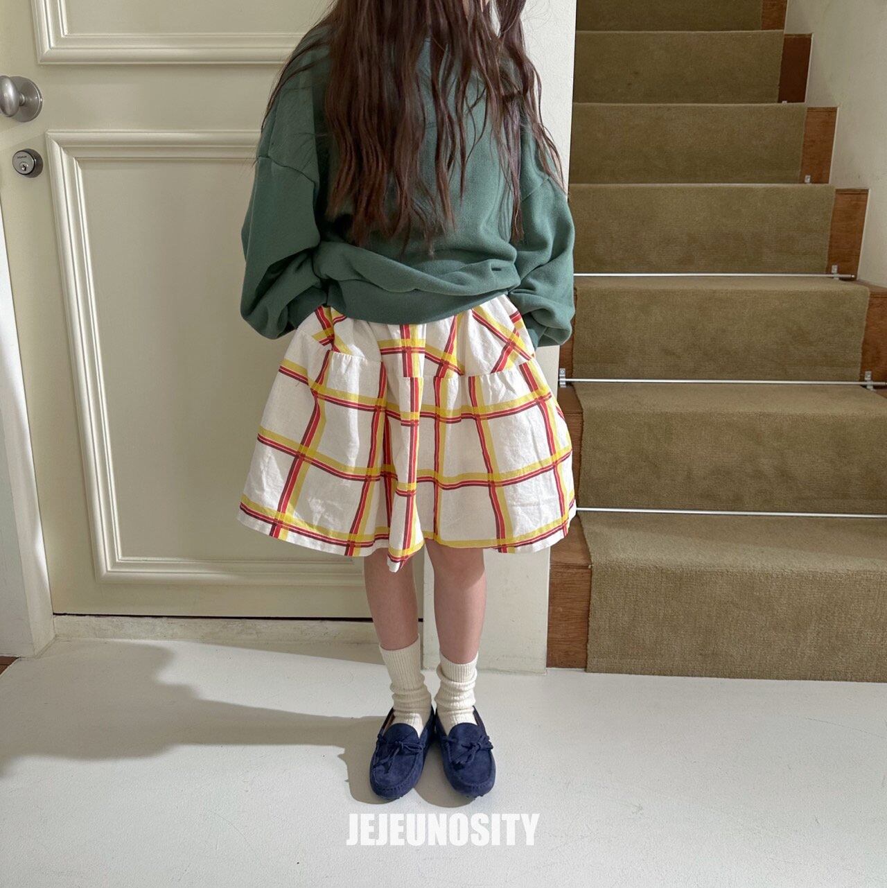 «sold out»«ジュニアサイズあり» jejeunosity チェックスカート 2colors