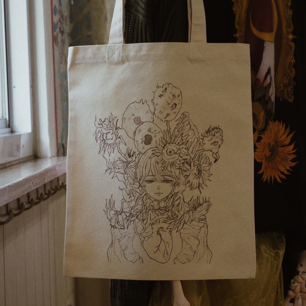 在庫限りで販売終了　とある画家のトートバック【星屑即納品】