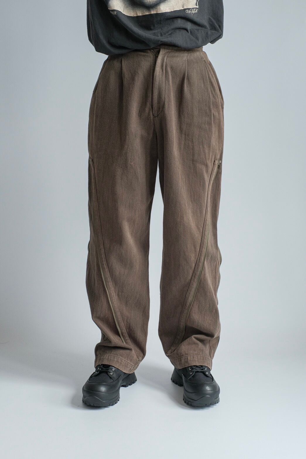 1980s issey miyake zipup pants | puzzle