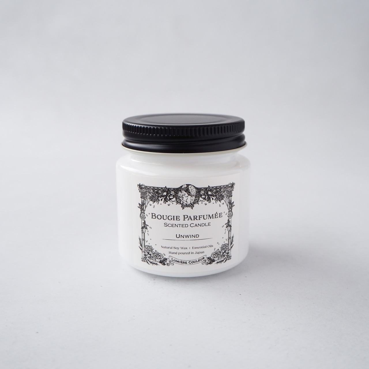 Unwind|ミルクガラスキャンドル 80g