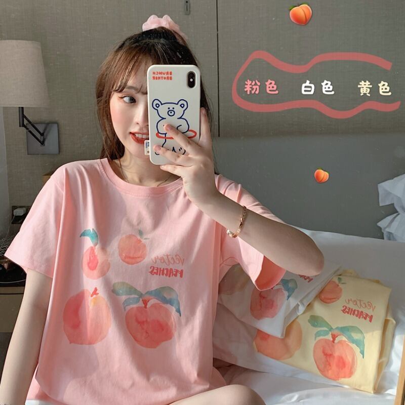 2020年夏の新しい女性バージョンのプリントは薄く、オールマッチの半袖Tシャツネットレッドインタイド服ホワイトボトミングシャツ 1号婦人31954314741