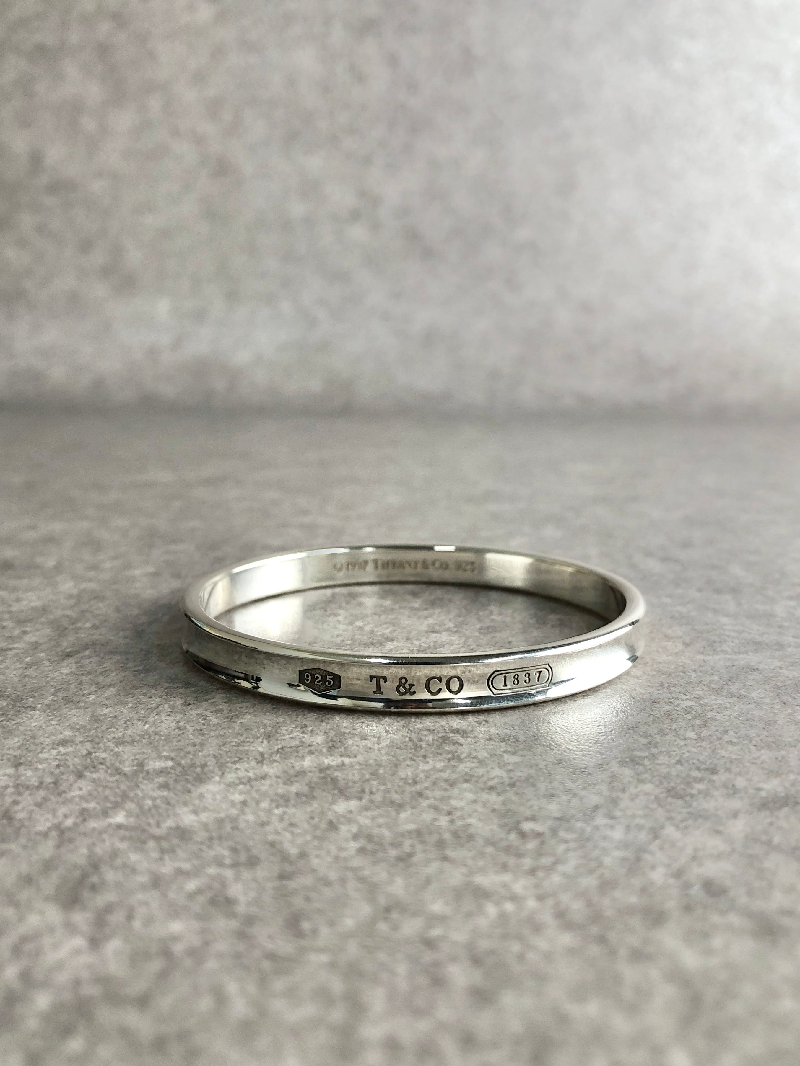 Tiffany & Co. ティファニー バングル シルバー ナロー 925 vintage
