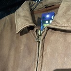 90s　Timberland　Nubuck Leather Jacket　Brown
