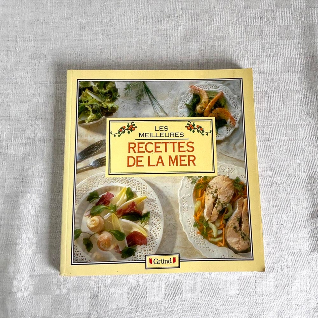 フランス古本　レシピ本　魚介料理　ソース　フランス家庭料理　 12psea6-1