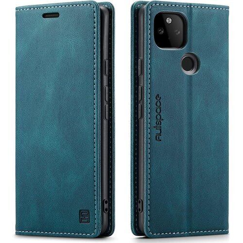 SENNWAK Google Pixel 5a 5Gケース 手帳 Pixel 5A5Gケース手帳型 Pixel5a5G手帳型ケース Pixel 5a 5gスマホケース 携帯ケース カバー case RFID 磁気防止 スキミング防止 スマホケース 肌感レザー マグネット式 スタンド機能 薄型 高質感 Google Pixel 5a 5G対応 ターコイズ 1060