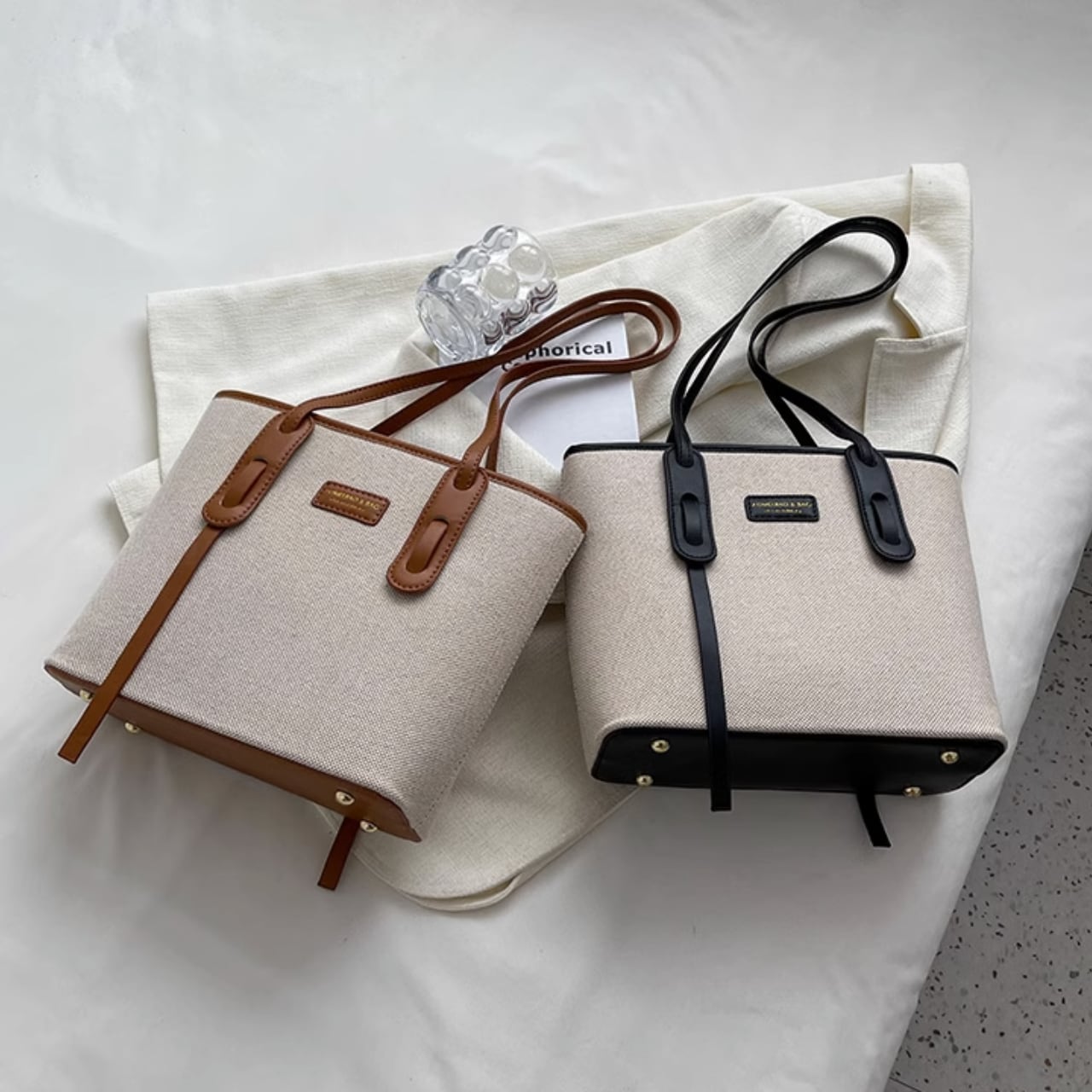 トートバケットバッグ(2color) A0276