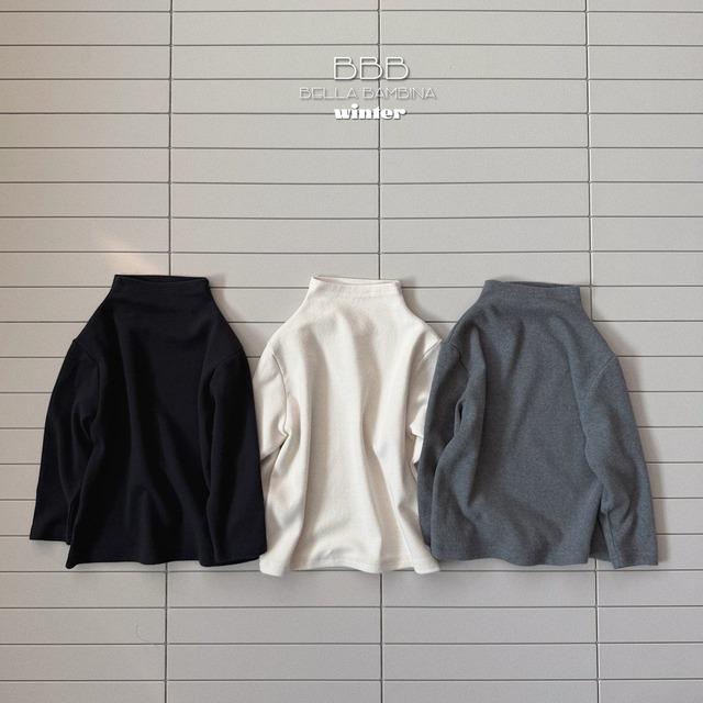 【取寄】bella bambina｜double loose polar T｜ダブルルーズポーラT｜XS-XL｜kids｜25 winter