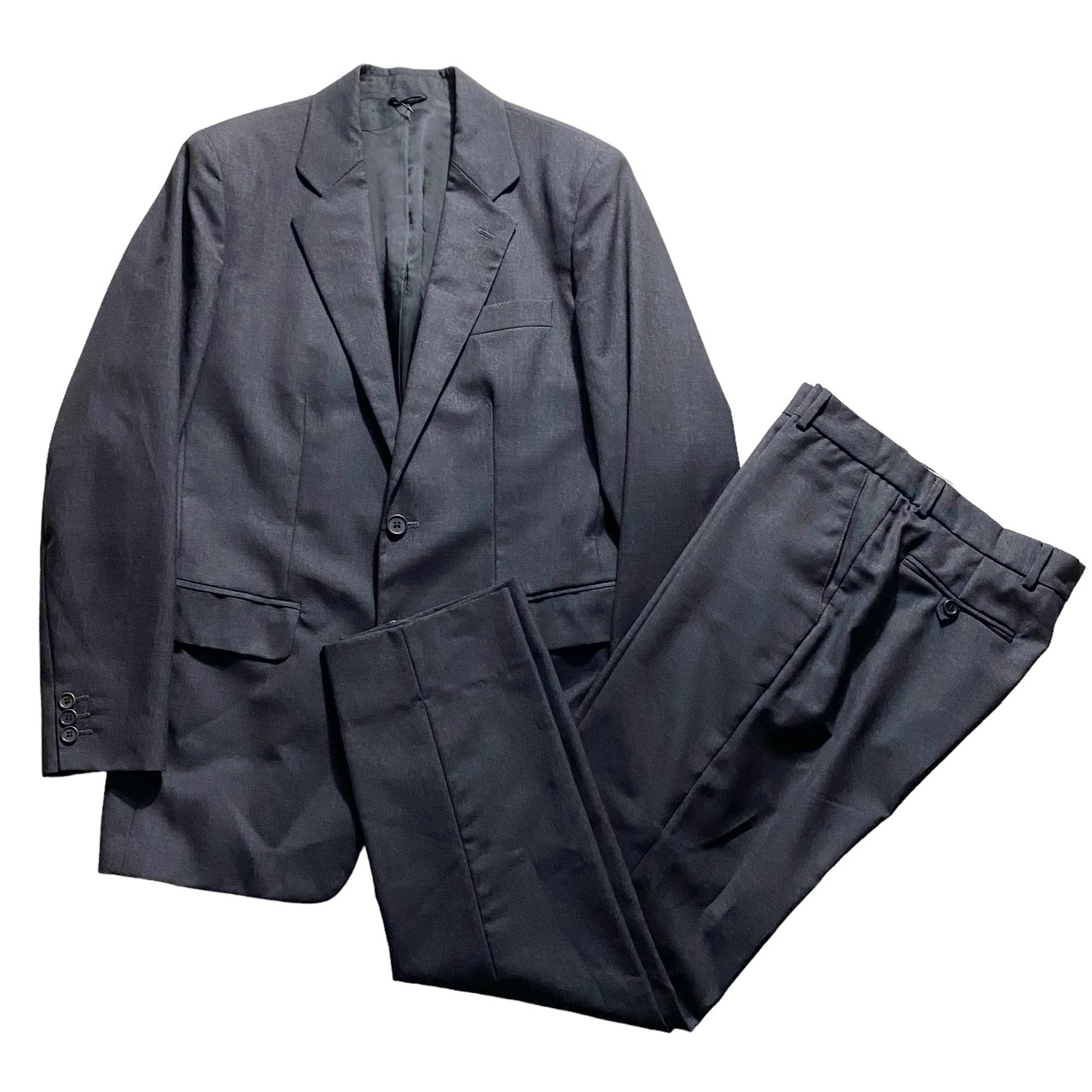 HELMUT LANG charcoal gray color suits set-up