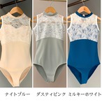 シアーレース ハイネック レオタード 3色展開 L1508