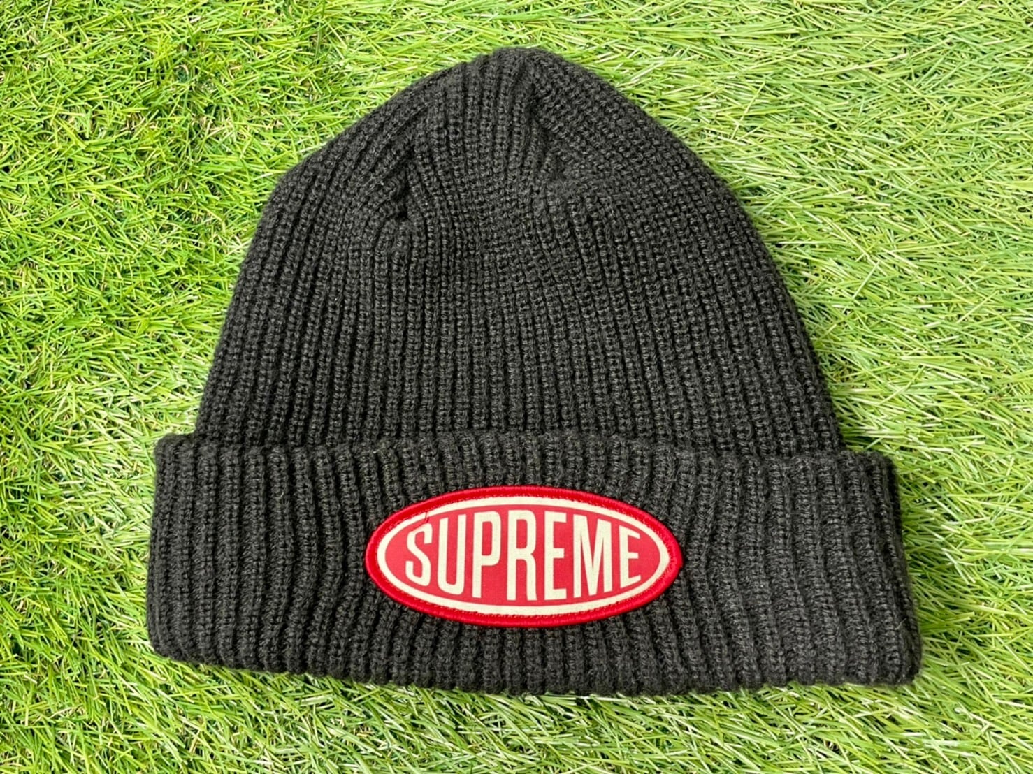 Supreme Oval Patch Beanie - ニットキャップ