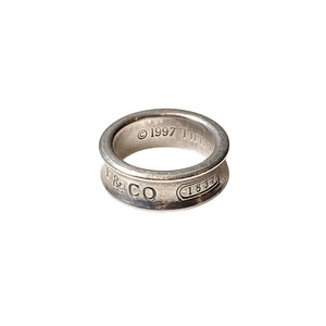 vintage 1997’s TIFFANY silver “1837” ring (size 7.5)