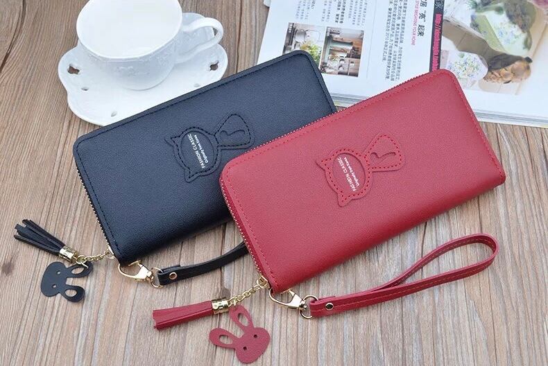 猫レディース長財布