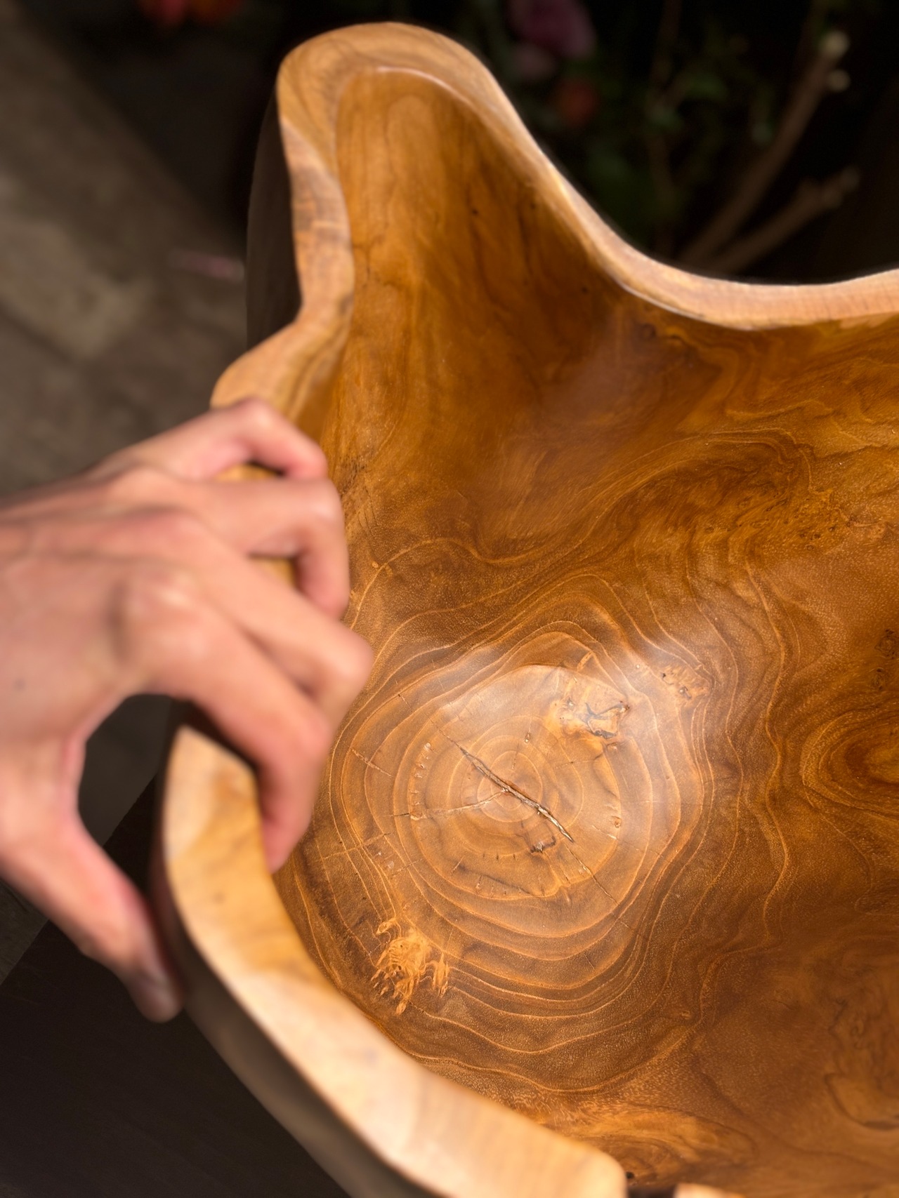 【全国送料無料・来店】艶やか木目のチークウッドちゃん