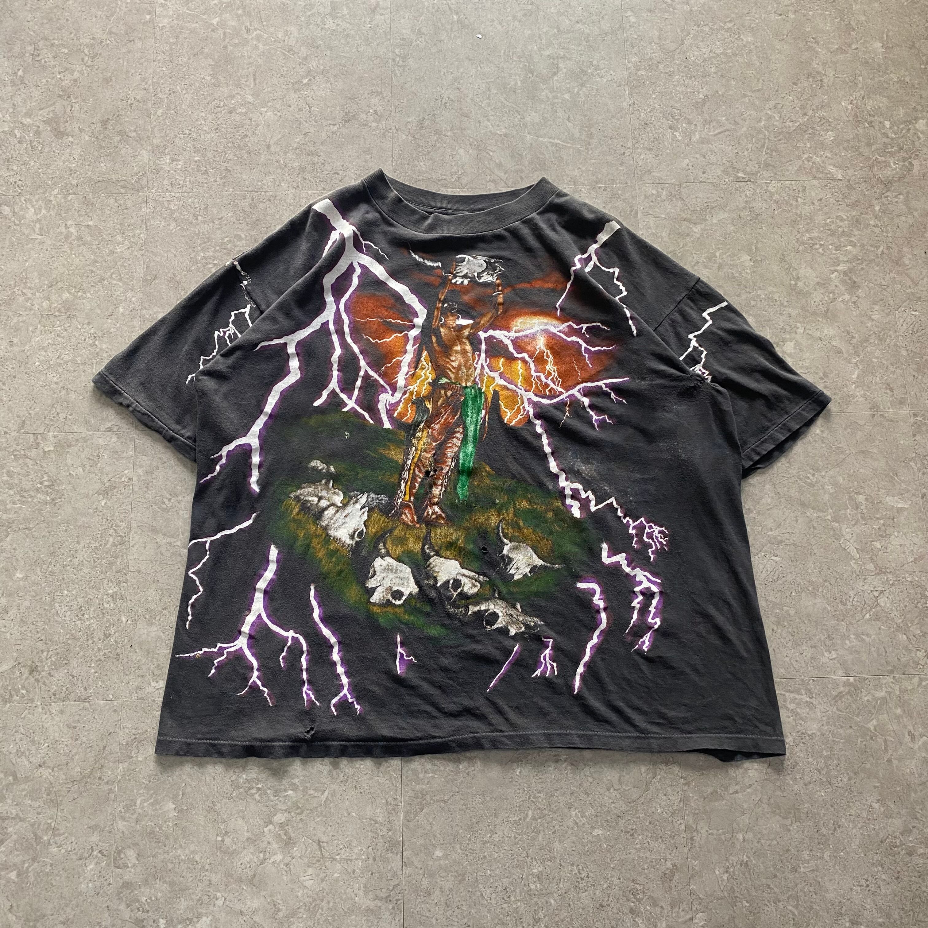 90s AMERICAN THUNDER "Indian" T-shirt【仙台店】