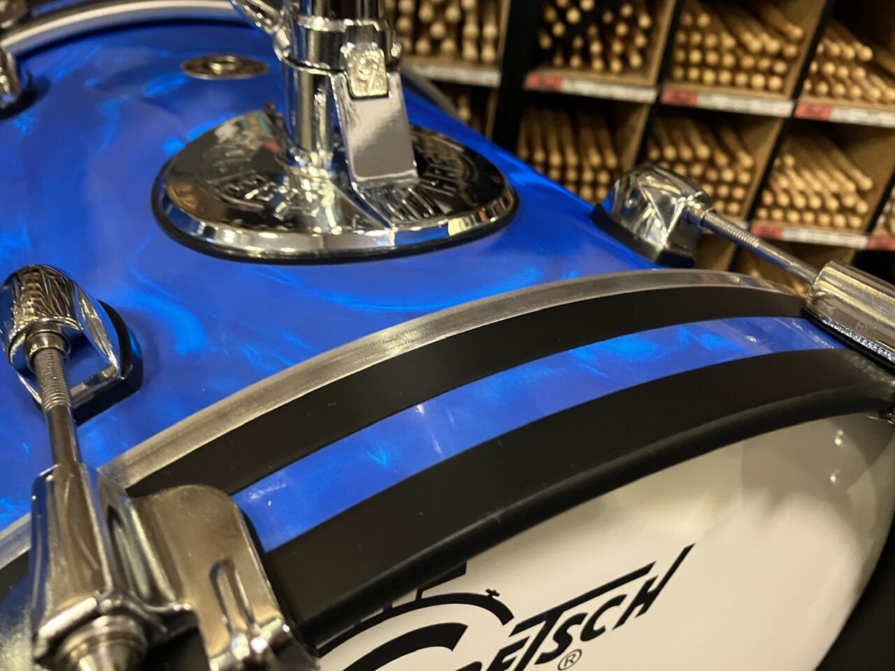 USED] GRETSCH Catalina Club 4pc DRUMSET 18BD 12TT 14FT 14SN CT1