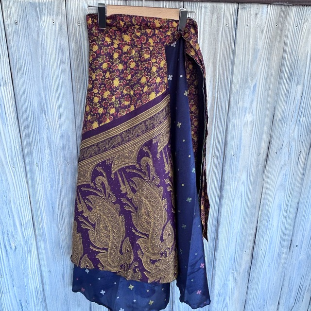 シルク巻きスカート1202