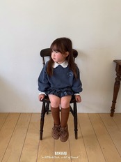 韓国子供服 / BANANA J / 26Autumn / パリ ピグメント スウェット / 秋服 / キッズ *XS~JS*