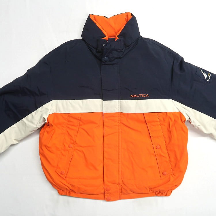 古着 90年代～ ノーティカ NAUTICA リバーシブル ダウンジャケット