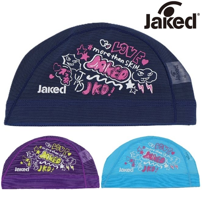 ◇ニューレヴェル創業祭◇ Jaked メッシュキャップ 830357 水泳帽 競泳