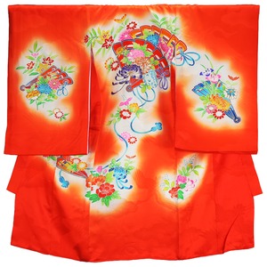 女の子産着【正絹】AM0004