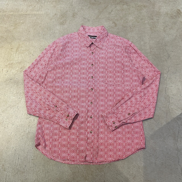 REYN SPOONER 家紋 SHIRT RED