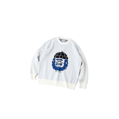 gym master ジムマスター ジャガードニット carefree smile クルーネック G621792 メンズ 大きいサイズ レディース ニット セーター