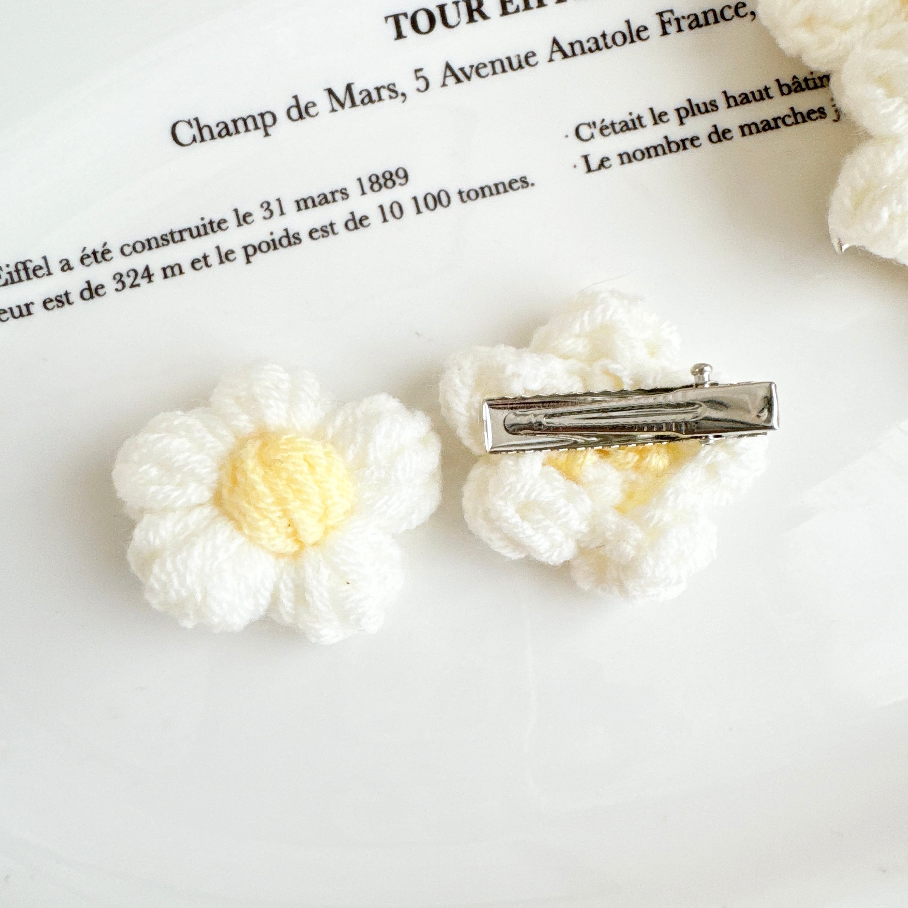 もこもこお花パッチン