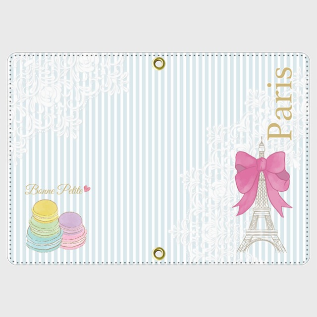 Macaron Paris Passport Cover (Blue)