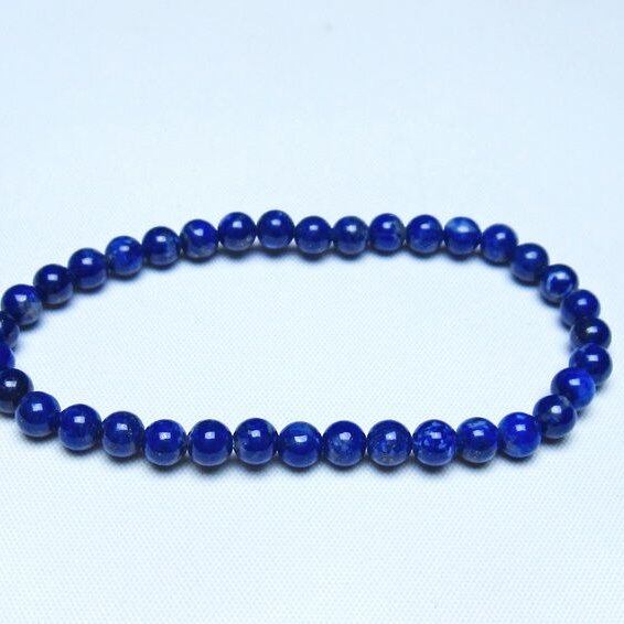 ラピスラズリ ブレスレット 5mm 一点物 メール便可 [M便 1/10] 111-48394