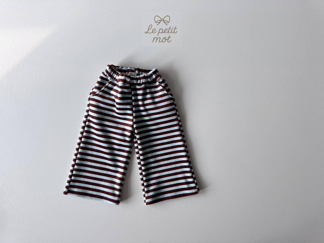 le petit mot［取寄］stripe turnup pants 26winter